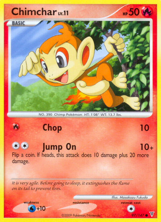 Chimchar 97/147 Reverse Common - MissingNo.