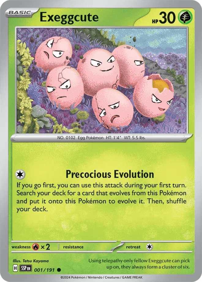 Exeggcute 1/191 Common - MissingNo.
