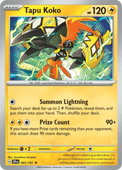Tapu Koko 65/191 Holo Rare