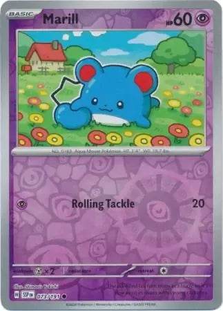 Marill 73/191 Reverse Common - MissingNo.