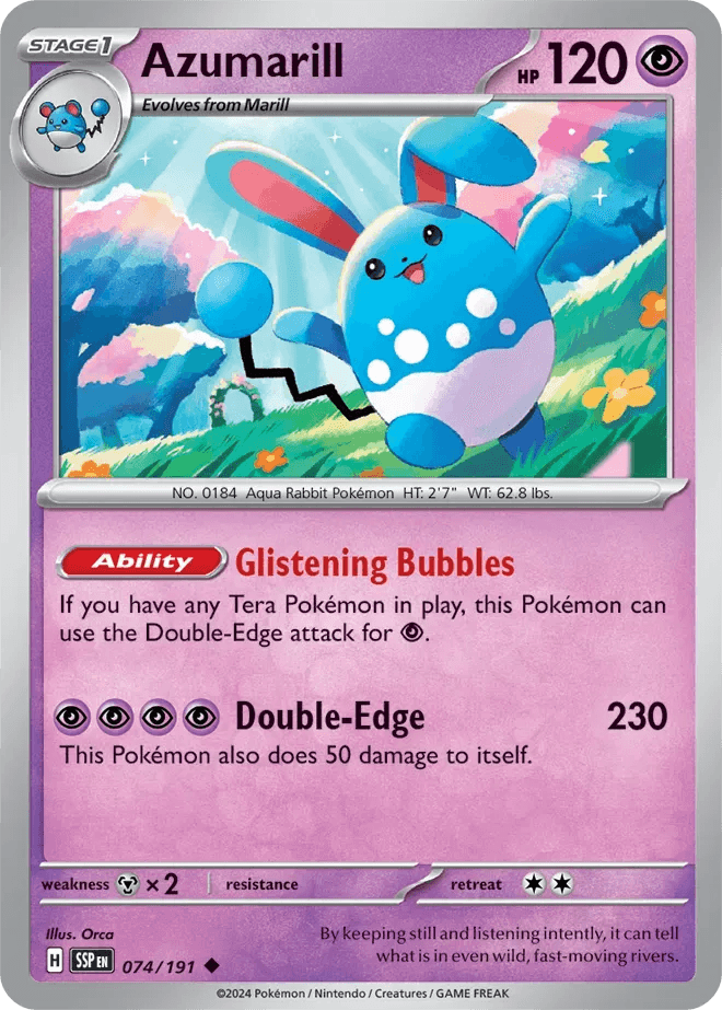 Azumarill 74/191 Uncommon - MissingNo.