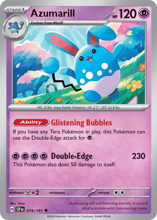 Azumarill 74/191 Uncommon - MissingNo.