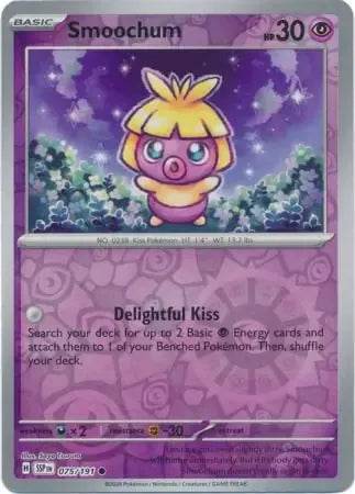 Smoochum 75/191 Reverse Common - MissingNo.