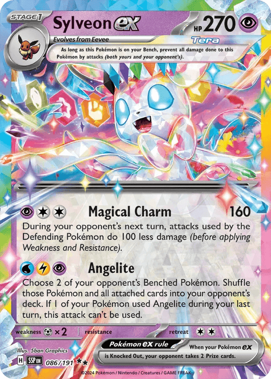 Sylveon ex 86/191 Double Rare ex - MissingNo.