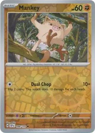 Mankey 98/191 Reverse Common - MissingNo.