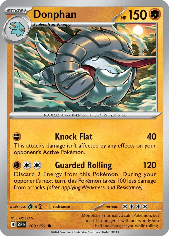 Donphan 103/191 Common - MissingNo.