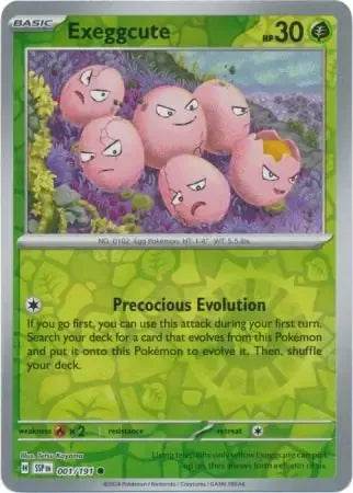 Exeggcute 1/191 Reverse Common - MissingNo.