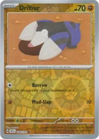 Drilbur 108/191 Reverse Common - MissingNo.