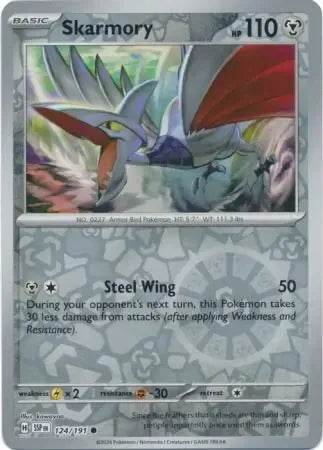 Skarmory 124/191 Reverse Common - MissingNo.