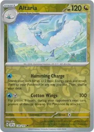 Altaria 134/191 Reverse Uncommon - MissingNo.