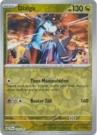 Dialga 135/191 Reverse Rare - MissingNo.