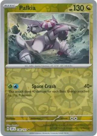 Palkia 136/191 Reverse Rare - MissingNo.
