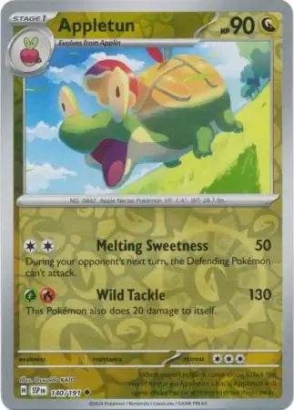 Appletun 140/191 Reverse Uncommon - MissingNo.