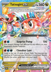 Tatsugiri ex 142/191 Double Rare ex