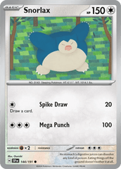 Snorlax 144/191 Common