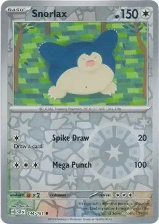 Snorlax 144/191 Reverse Common - MissingNo.