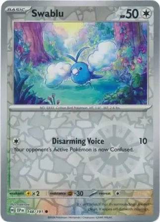 Swablu 148/191 Reverse Common - MissingNo.