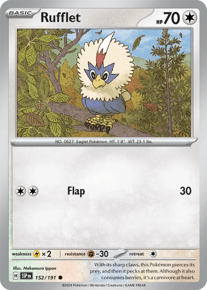 Rufflet 152/191 Common - MissingNo.
