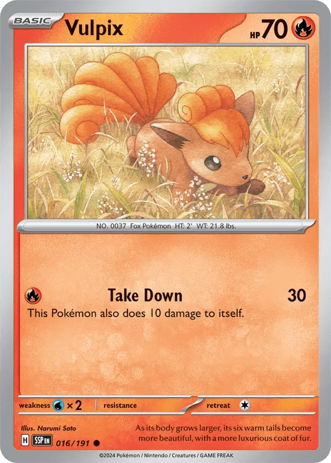 Vulpix 16/191 Common - MissingNo.