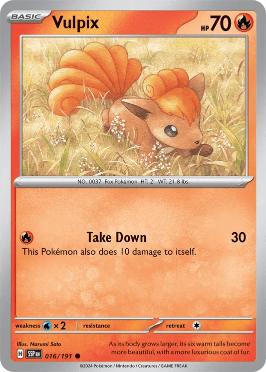 Vulpix 16/191 Common - MissingNo.