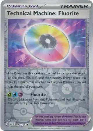 Technical Machine: Fluorite 188/191 Reverse Uncommon - MissingNo.