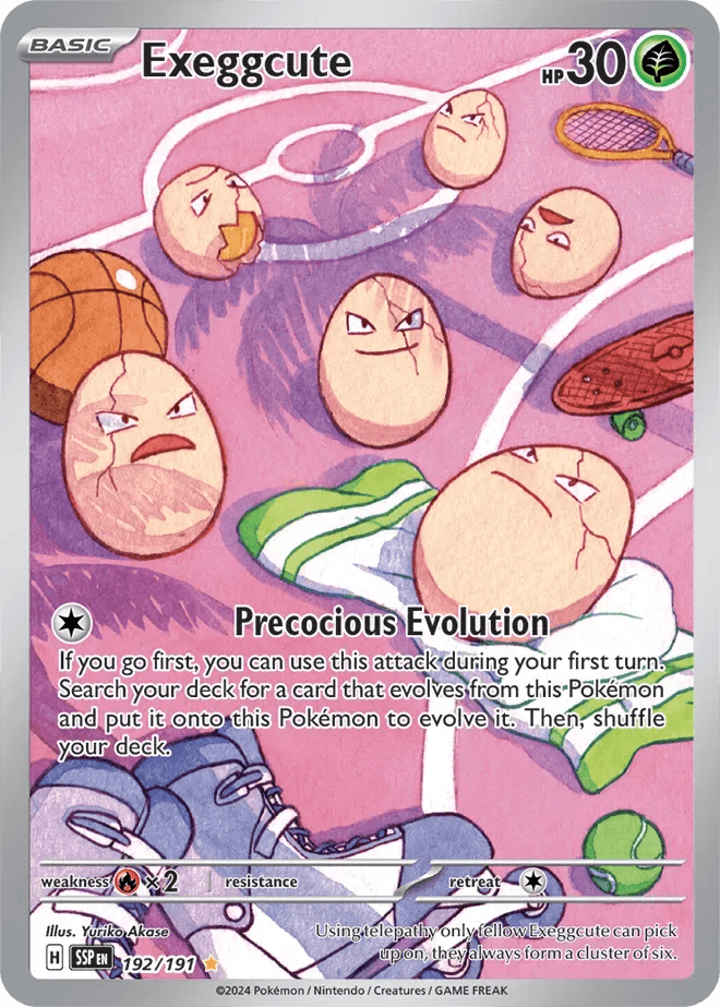 Exeggcute 192/191 Illustration Rare - MissingNo.