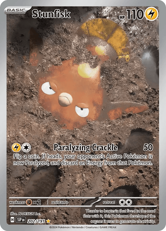 Stunfisk 202/191 Illustration Rare - MissingNo.