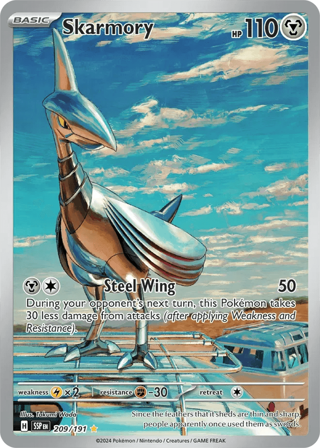 Skarmory 209/191 Illustration Rare - MissingNo.