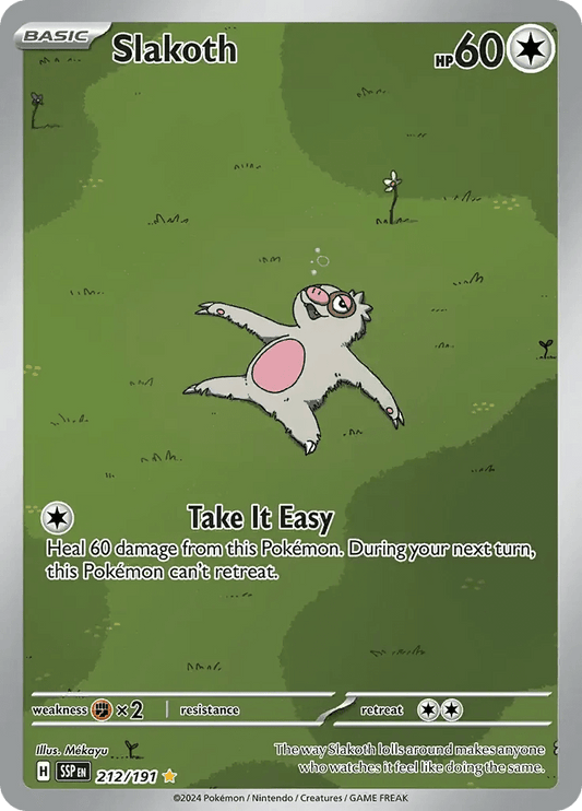 Slakoth 212/191 Illustration Rare - MissingNo.