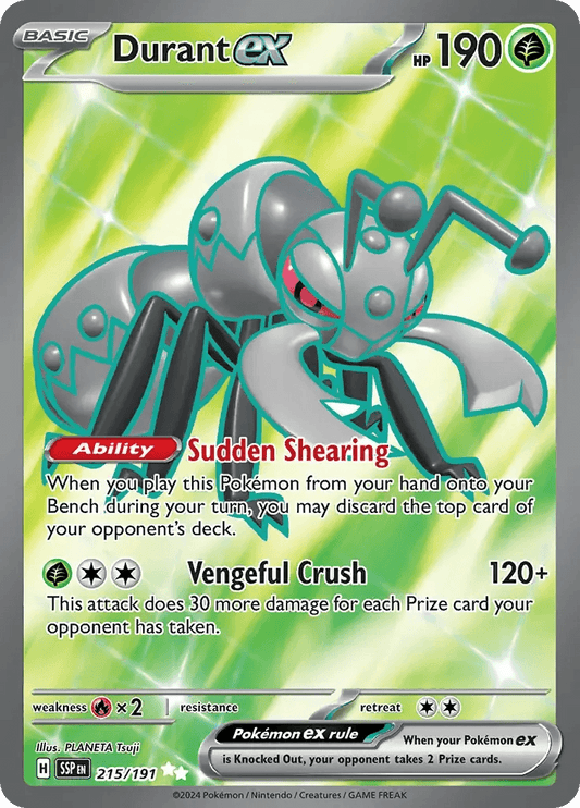 Durant ex 215/191 Ultra Rare ex - MissingNo.
