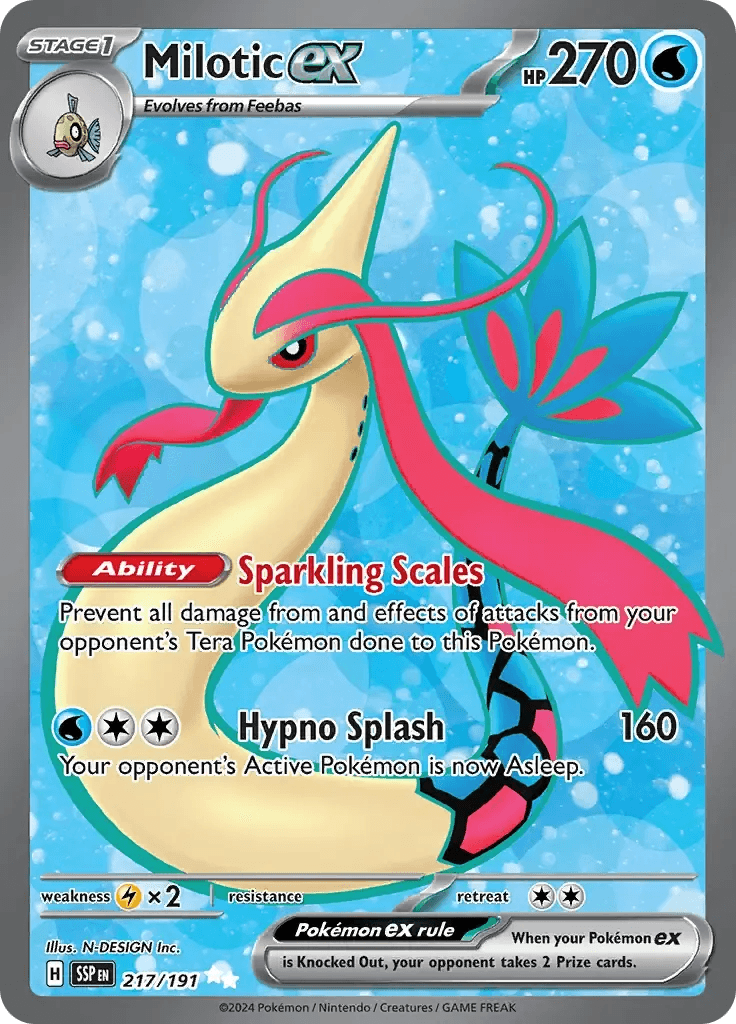 Milotic ex 217/191 Ultra Rare ex - MissingNo.