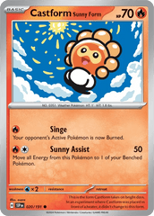 Castform Sunny Form 20/191 Common