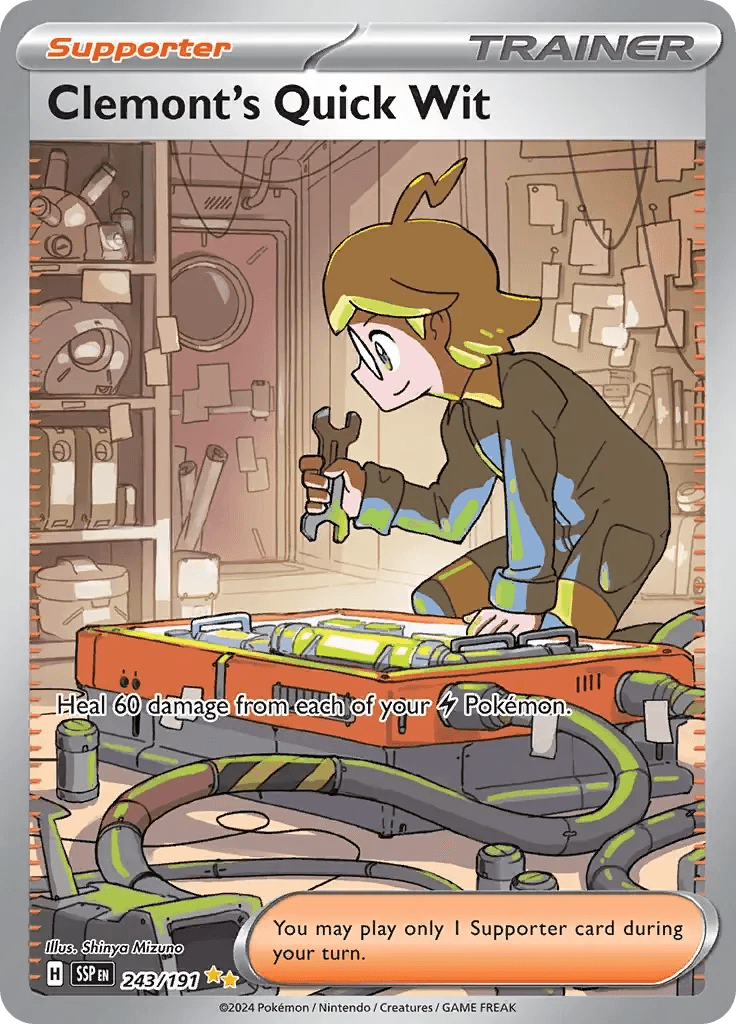 Clemont's Quick Wit 243/191 Special Illustration Rare - MissingNo.