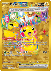 Pikachu ex 247/191 Gold Hyper Rare ex
