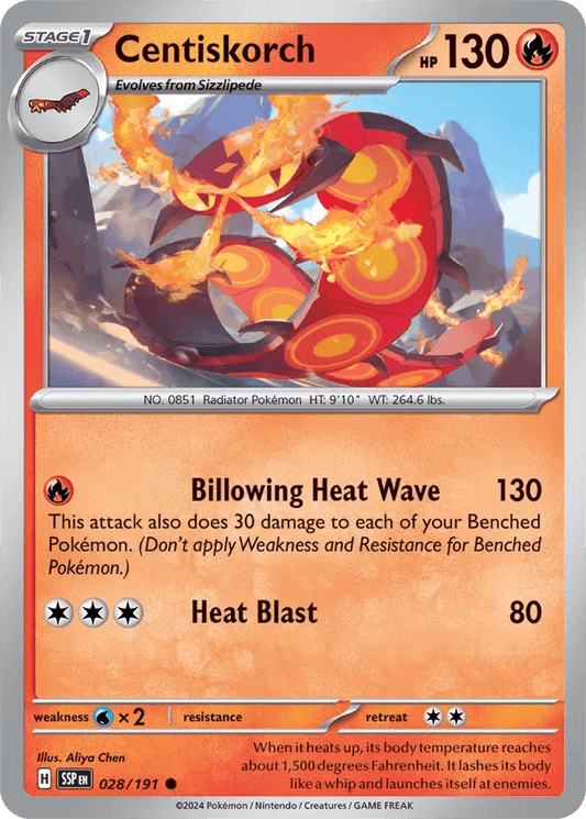 Centiskorch 28/191 Common - MissingNo.