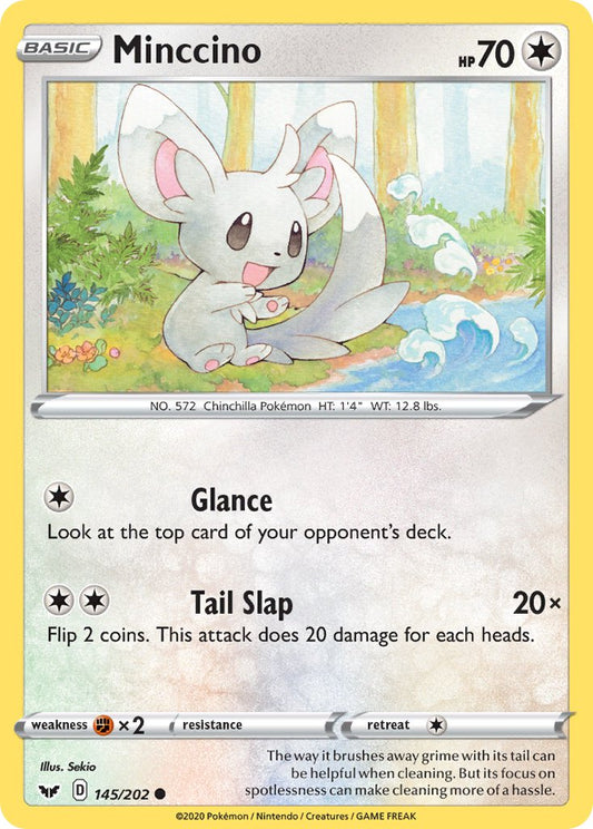 Minccino 145/202 Reverse Common - MissingNo.