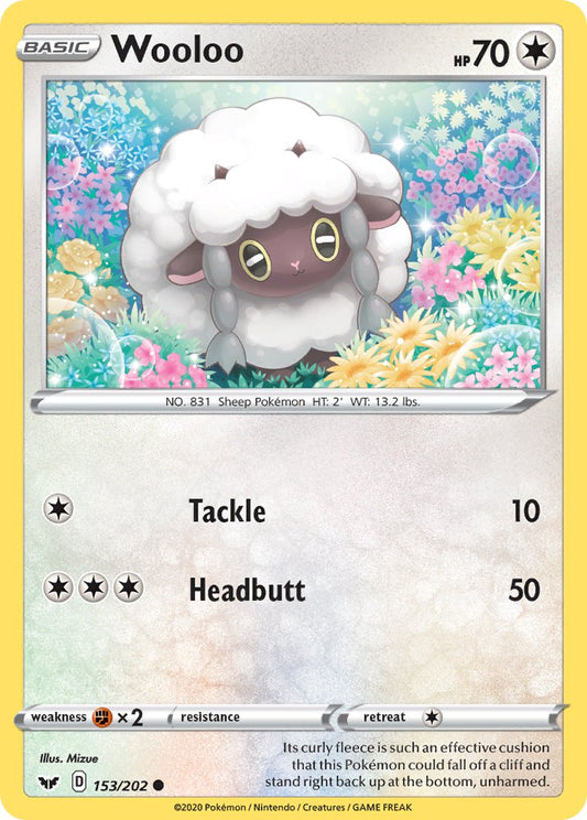 Wooloo 153/202 Common - MissingNo.