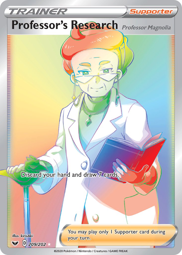 Professor's Research 209/202 Rainbow Secret Rare - MissingNo.