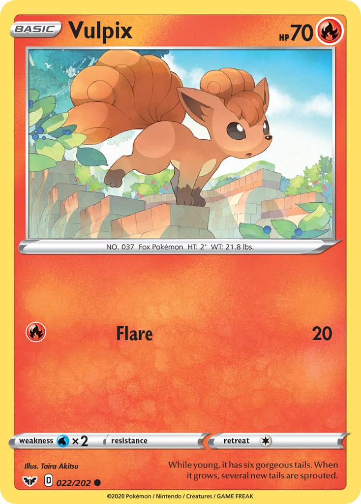 Vulpix 022/202 Reverse Common - MissingNo.