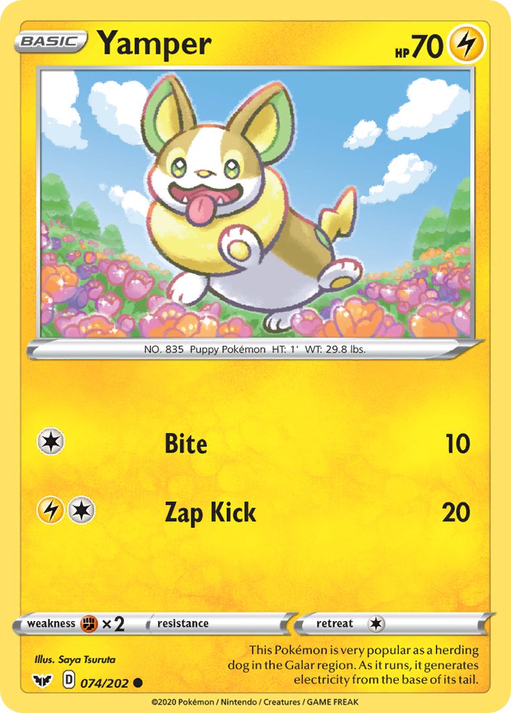 Yamper 074/202 Reverse Common - MissingNo.