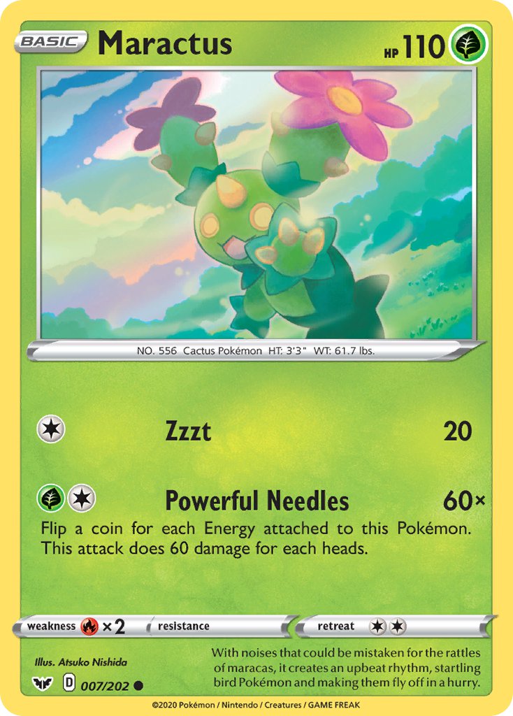 Maractus 007/202 Reverse Common - MissingNo.