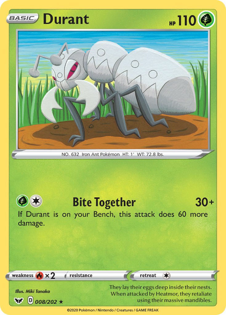 Durant 008/202 Non-Holo Rare - MissingNo.