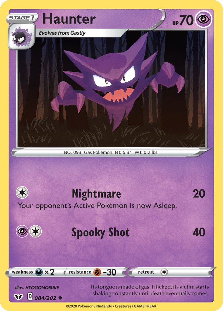 Haunter 084/202 Uncommon - MissingNo.