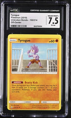Tyrogue 100 CGC 7.5 ERROR Miscut