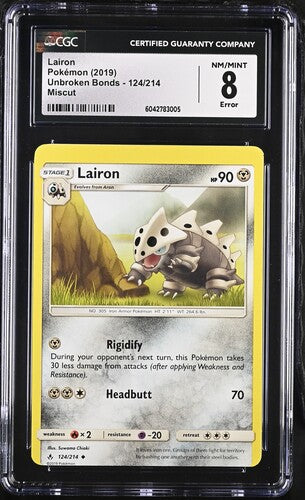 Lairon 124 CGC 8 ERROR Miscut - MissingNo.