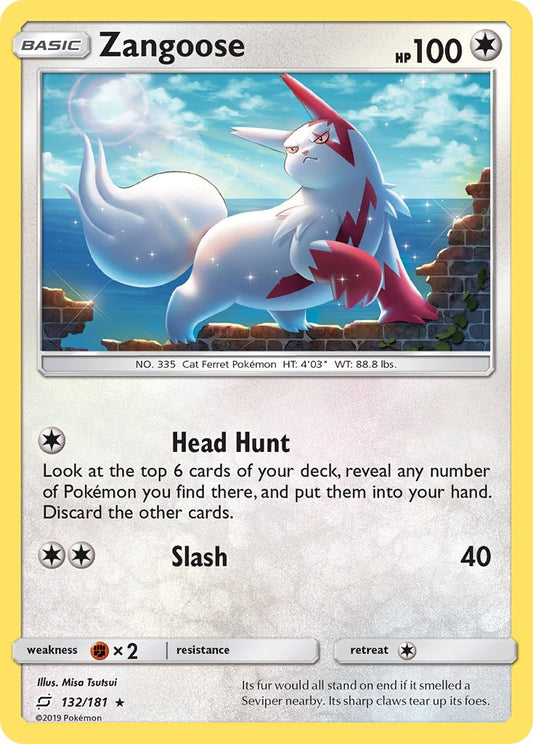 Zangoose 132/181 Holo Rare - MissingNo.