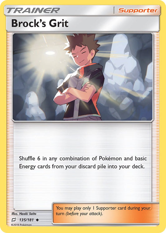 Brock's Grit 135/181 Reverse Uncommon - MissingNo.