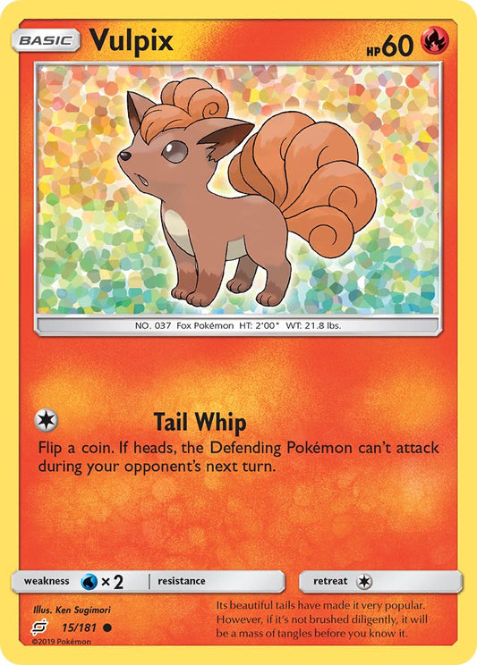 Vulpix 15/181 Reverse Common - MissingNo.