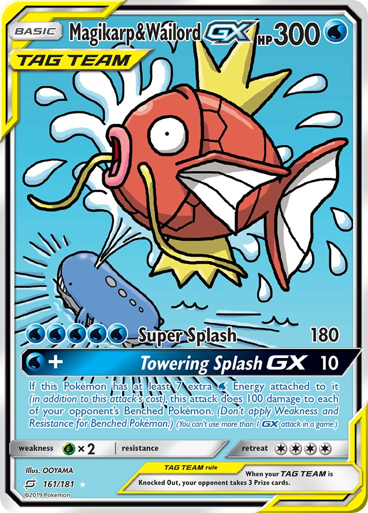 Magikarp & Wailord GX 161/181 Holo Ultra Rare GX - MissingNo.