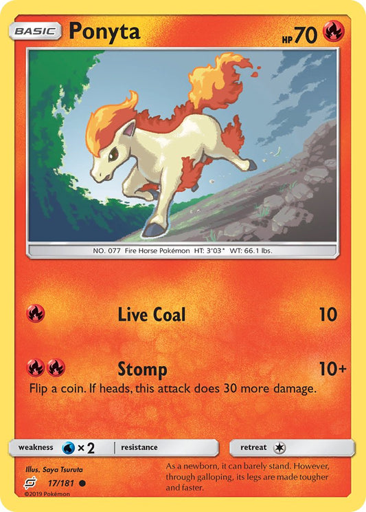 Ponyta 17/181 Reverse Common - MissingNo.